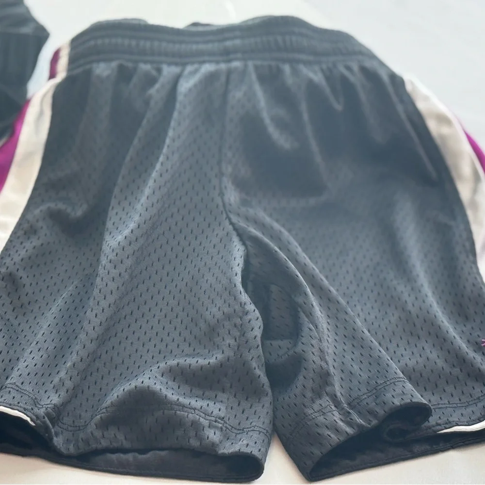 Reebok Kid’s Black Athletic Shorts, (Size 8-10) Small Girl’s Clothing, 2 Pairs - Picture 4 of 15